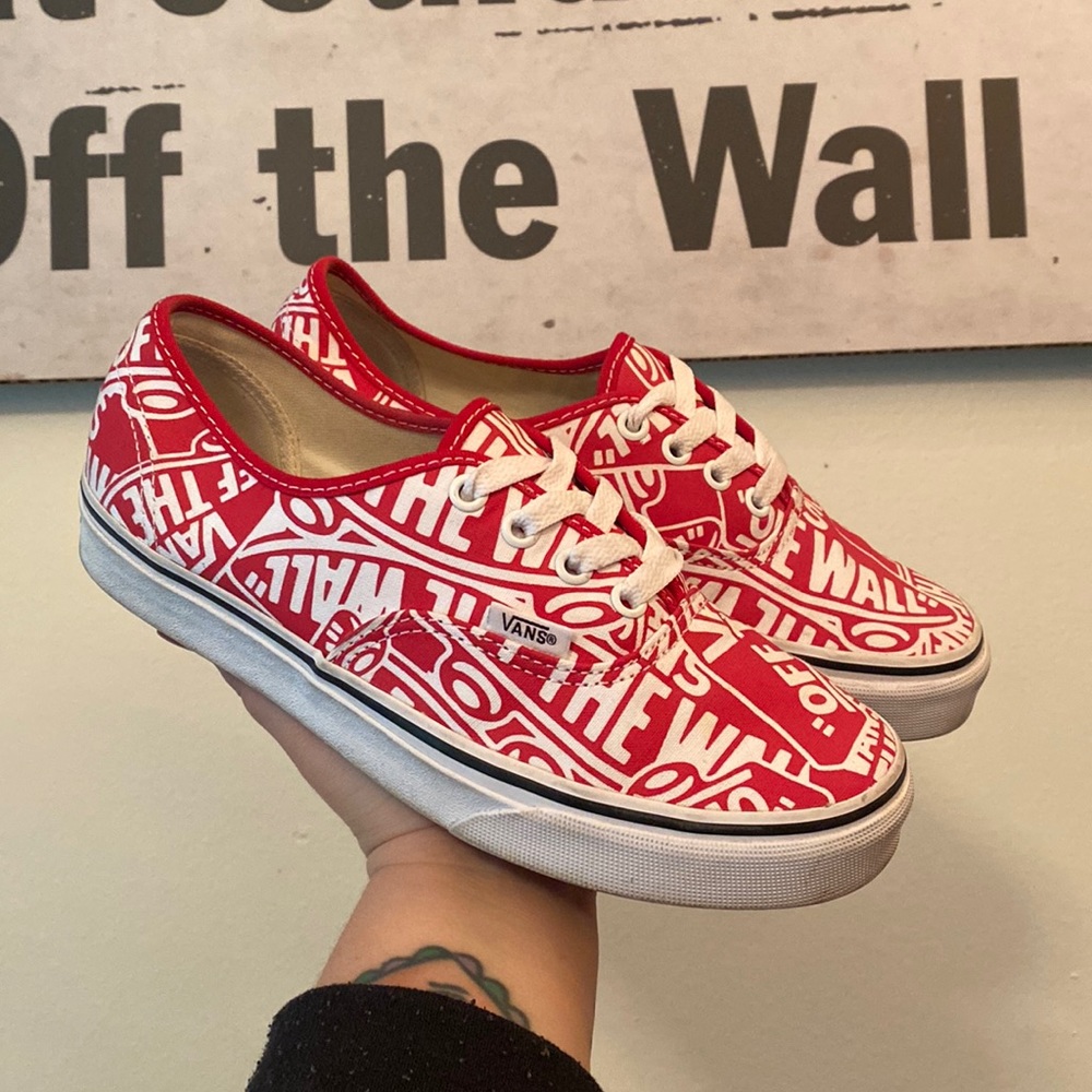 Vans Authentic Red Sticker